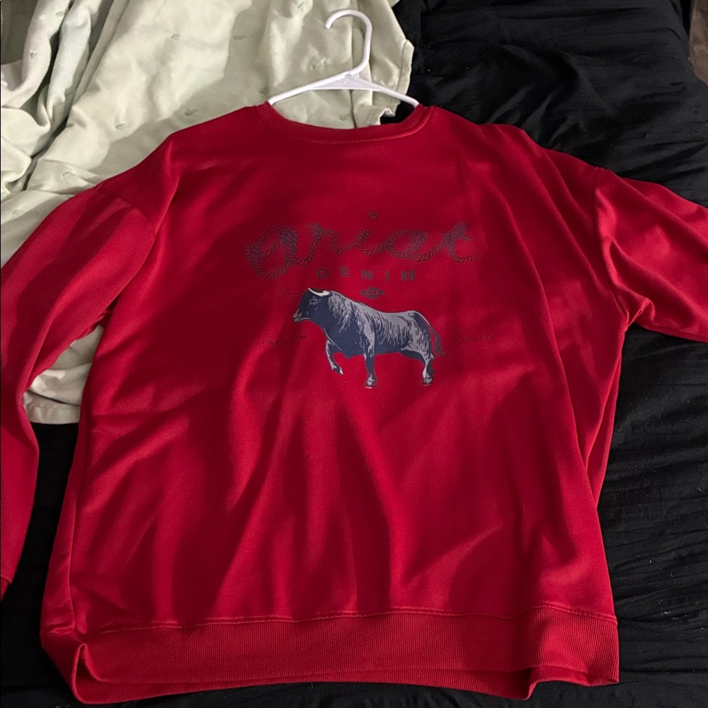Red Graphic Women’s Sweater